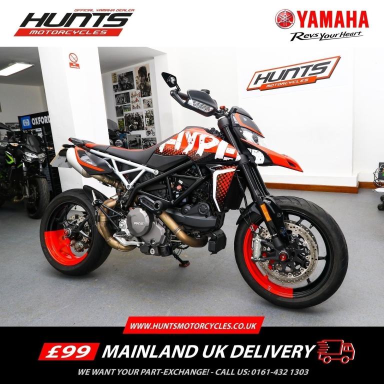 2021, '70 Ducati Hypermotard 950 RVE. Graffiti EVO. ONLY 3,077 MILES. £9,795