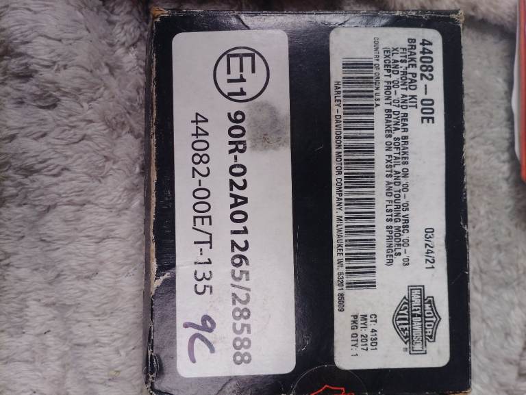 Harley Davidson break pad kit