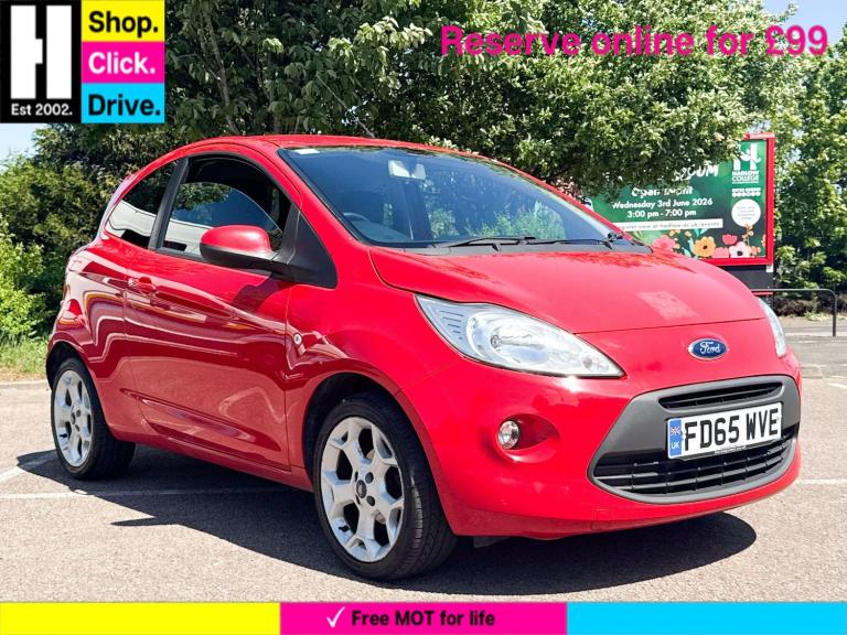 2015 Ford Ka 1.2 Zetec Hatchback 3dr Petrol Manual Euro 5 (s/s) (69 ps) HATCHBACK Petrol Manual