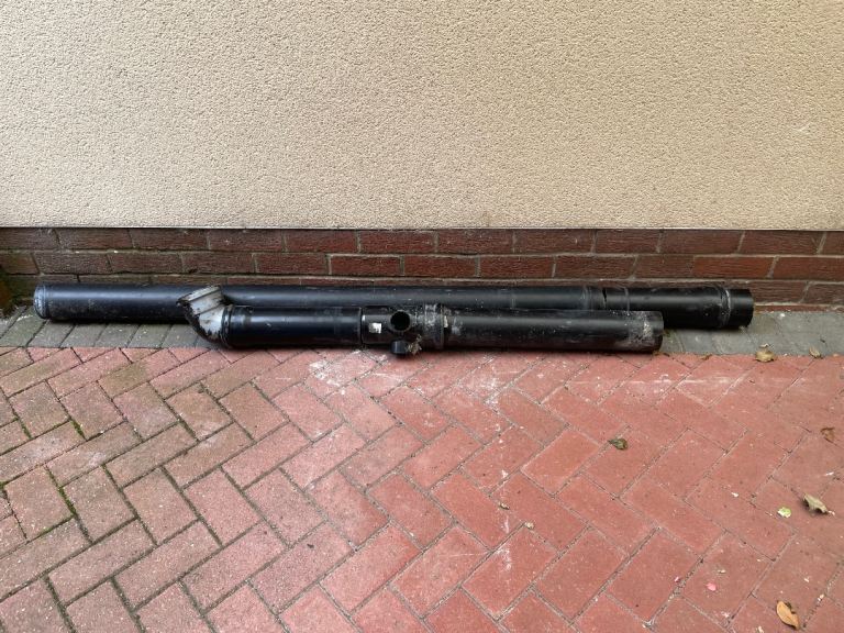 4" Black Plastic Drain Pipe & Fittings for Garden Use