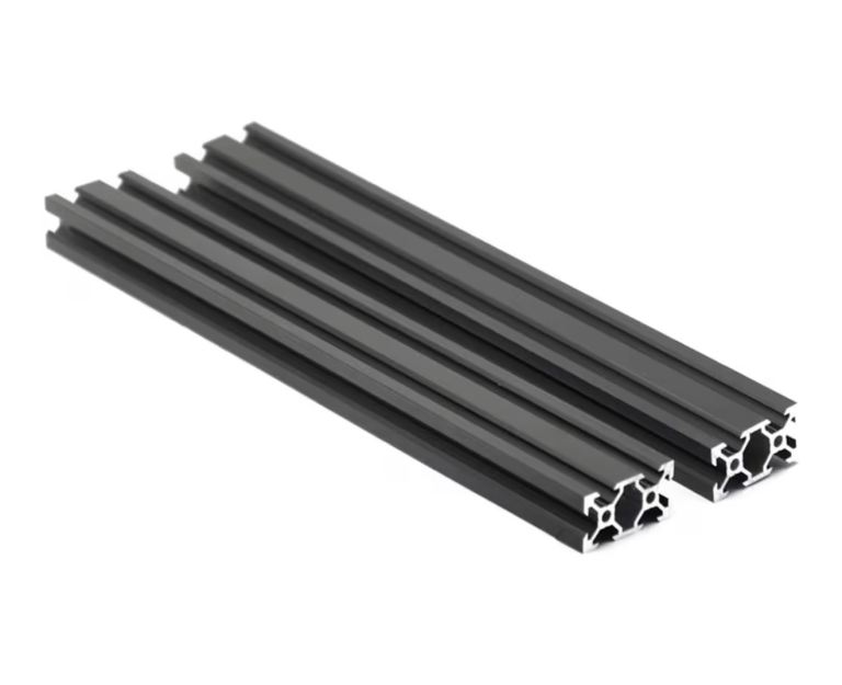 Iverntech 2pcs 1000mm 2040 V Type European Standard Anodized Black Aluminum Profile