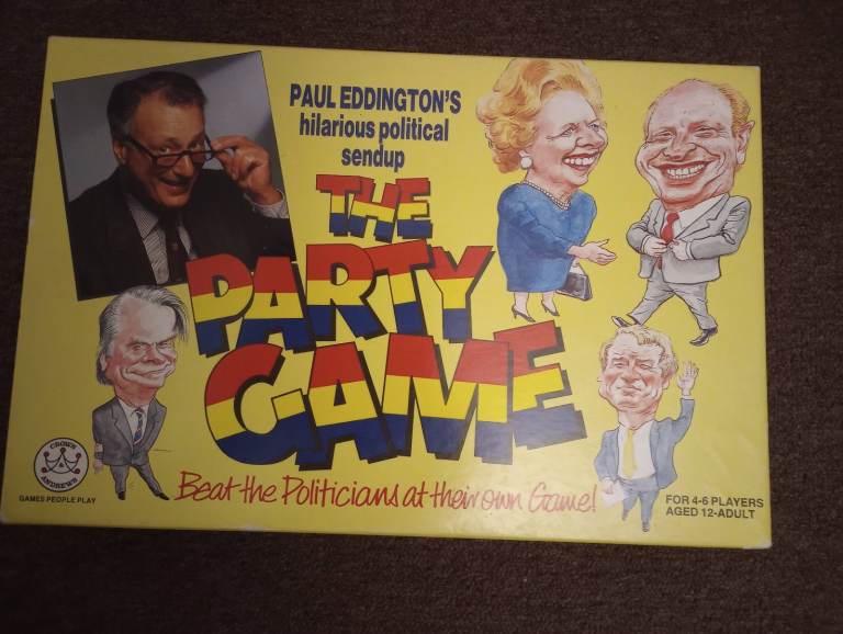 Unused Sealed VINTAGE Paul Eddington's The Party Game: The Hilarious Political Sendup 1989
