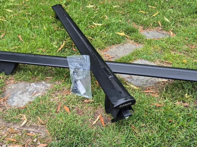FARAD aero dynamic black roof rack FITS ANY CAR