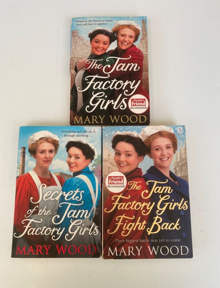 The Jam Factory Girls By Mary Wood - 3 Book Paperback Set