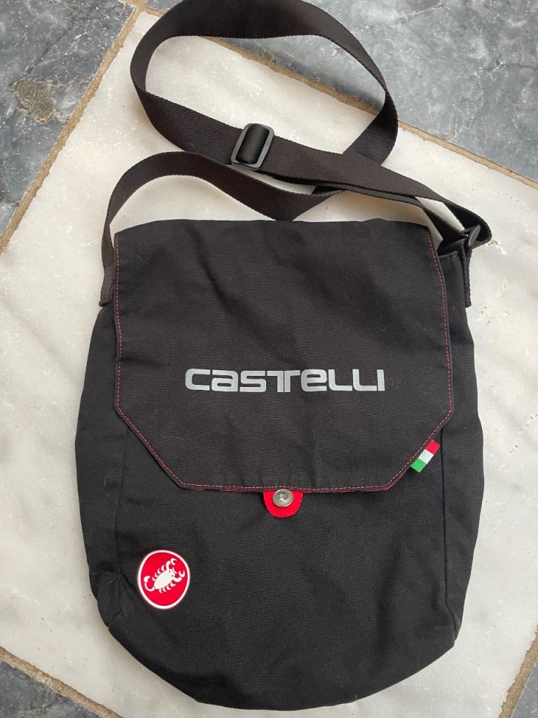 Castelli Black Messenger Bag - Good Condition