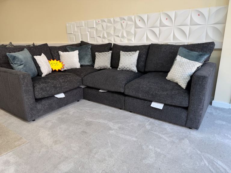 Malvern corner sofa 4.seater Modular available delivery extra cost