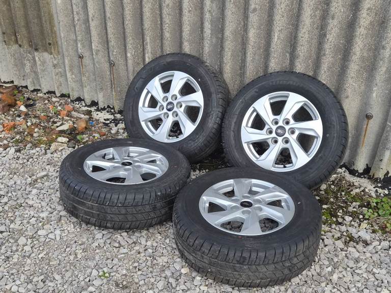 🌟Genuine Ford transit 16 inch alloy wheels with MATCHING BRIDGESTONE TYRES 8M++
