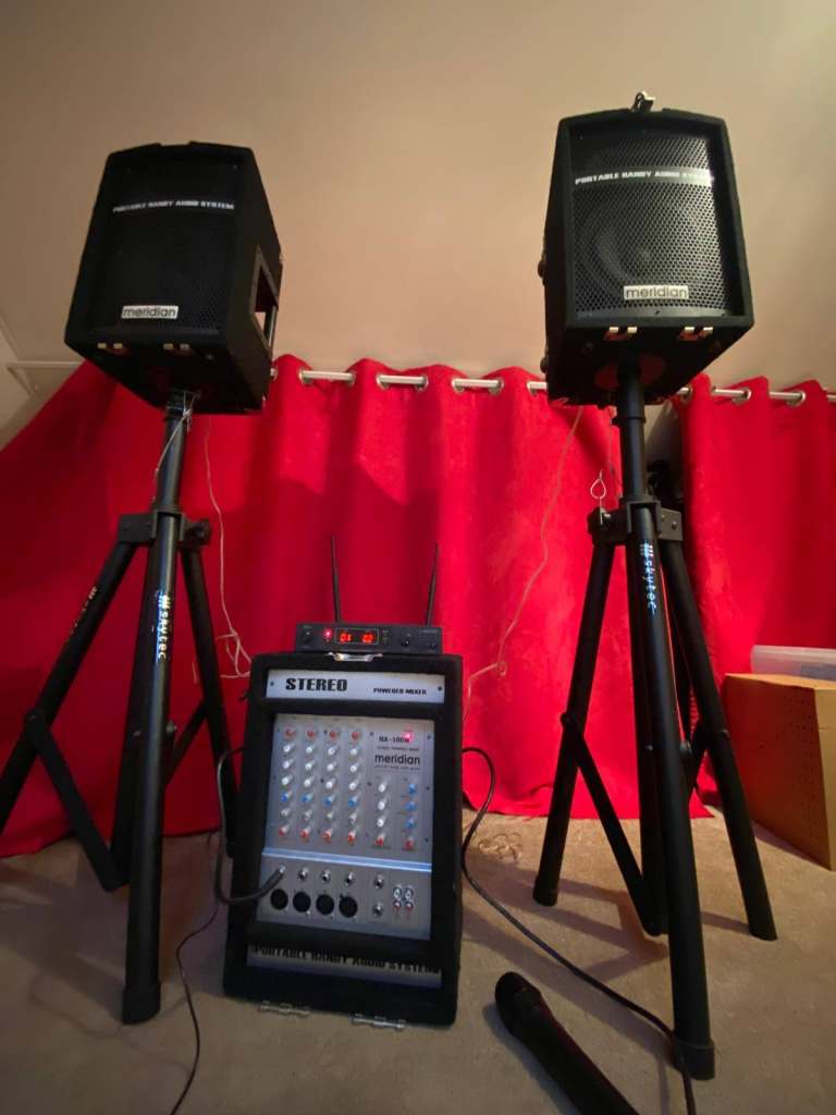 MERIDIAN AUDIO SYSTEM, STANDS AND MICROPHONES ***PRICE REDUCED***