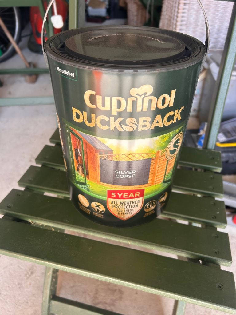 Cuprinol Ducksback Silver Copse Garden Paint - 5L