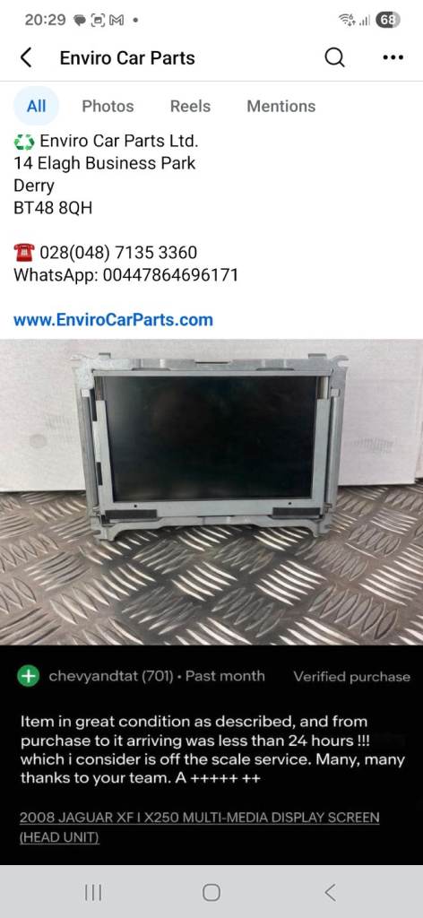 Envirocarparts Customer Review⭐️⭐️⭐️⭐️