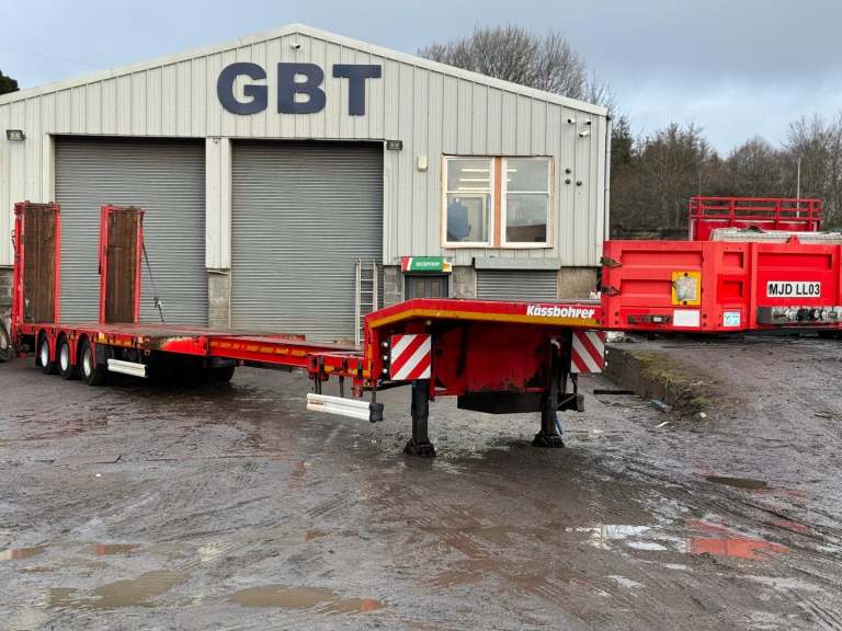 2019 Kassbohrer 3 axle extender low loader trailer 
