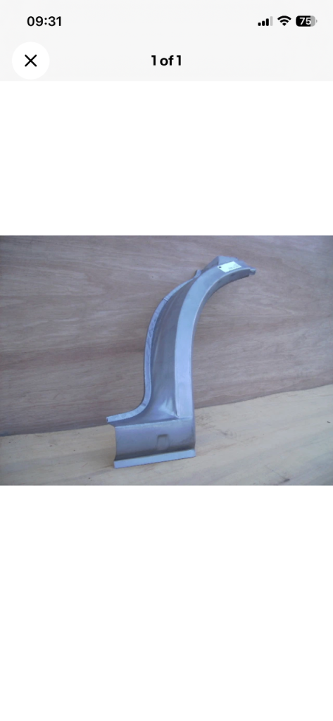 Vw t4 drivers side front arch 