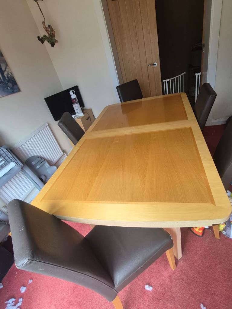 Wooden oak table