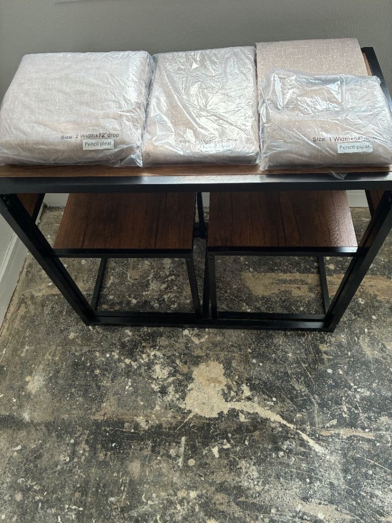 New Fire Retardant Curtains BS 5867 Type B Commercial Landlord HMO Pencil Pleat