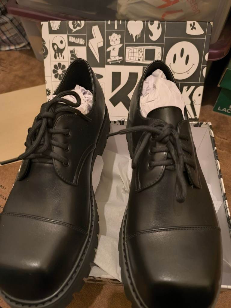 KOI, 100% VEGAN The Corrupter Men's Square Toe Shoes