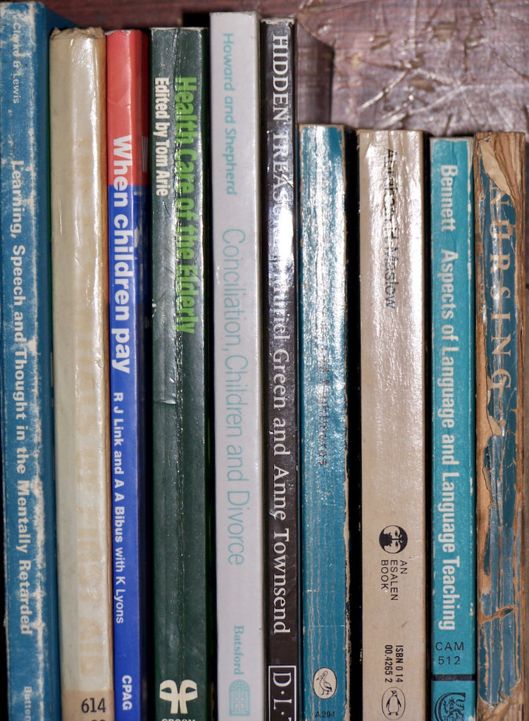 Lots of health/social policy/education books! Nursing, psychology, social work! Going cheap! ;)