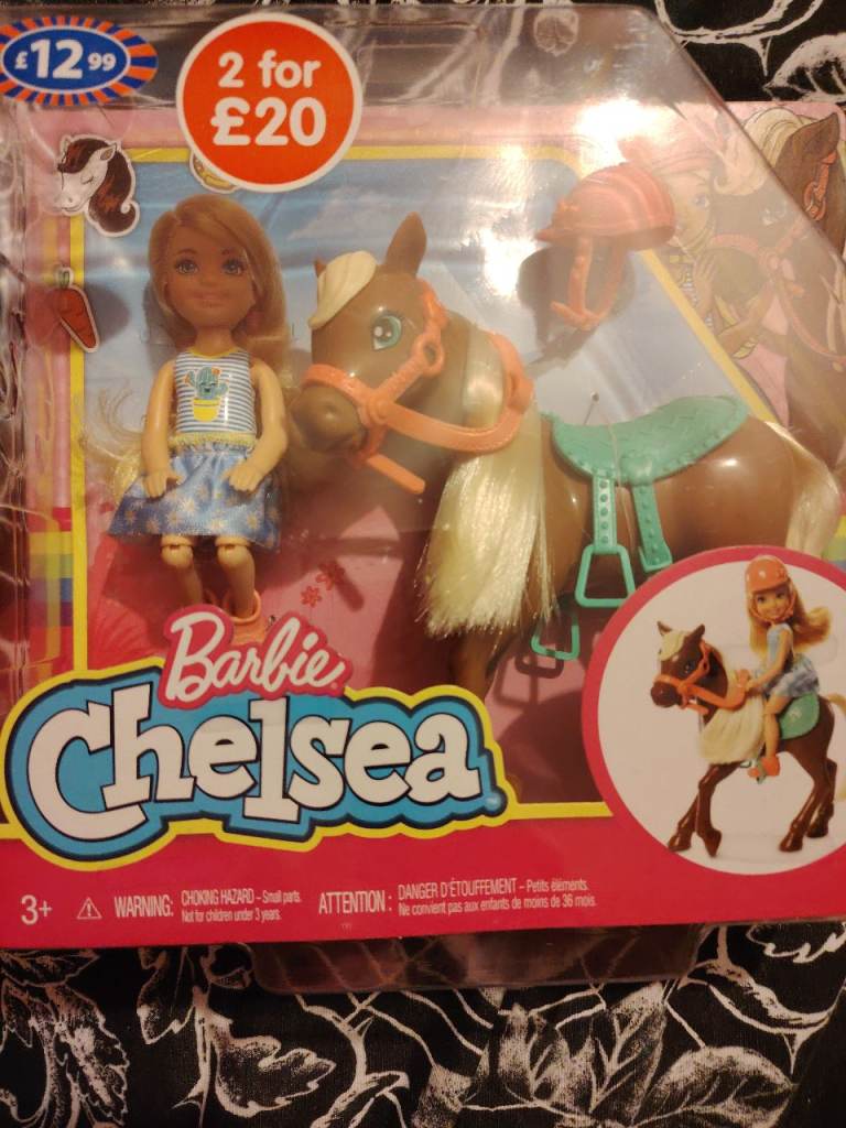 New Barbie Chelsea and horse