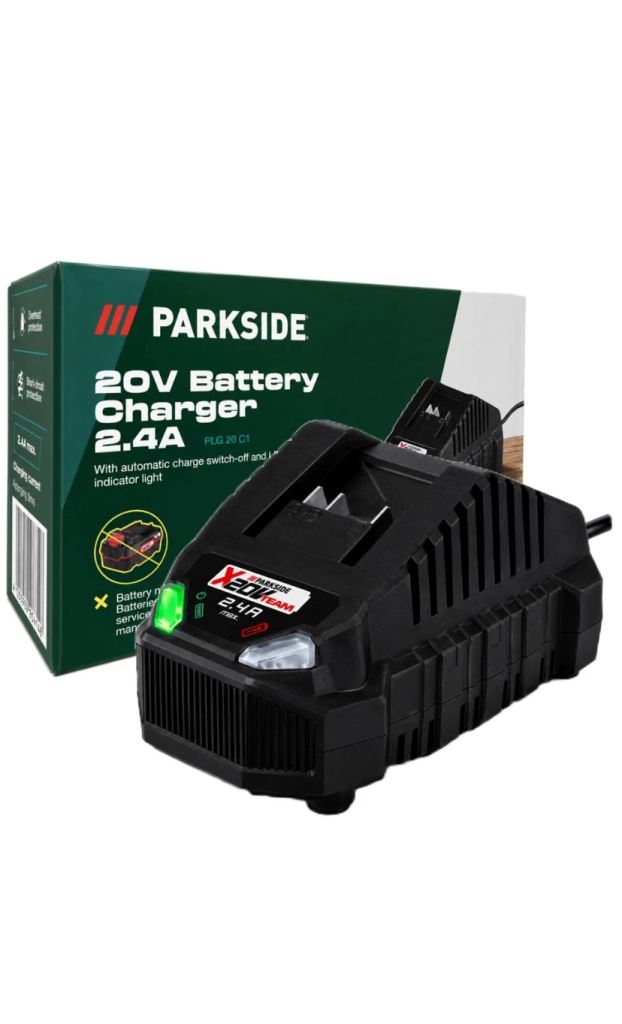WANTED **Parkside 20V 2.4A Battery Charger for 2Ah 4Ah 8Ah X20V Team Series WANTED
