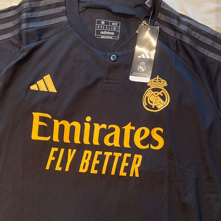 Real Madrid black 23/24 third shirt 