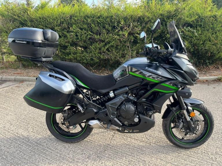 2020 20 KAWASAKI KLE 650 FKFA VERSYS ADVENTURE TOURER FULL LUGGAGE 