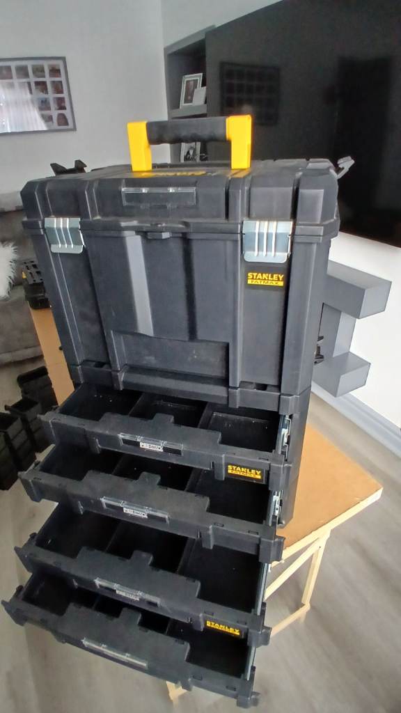 Stanley Fatmax Tool Storage Box with Drawers – Good Condition