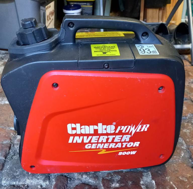 Clarkes 800w inverter generator