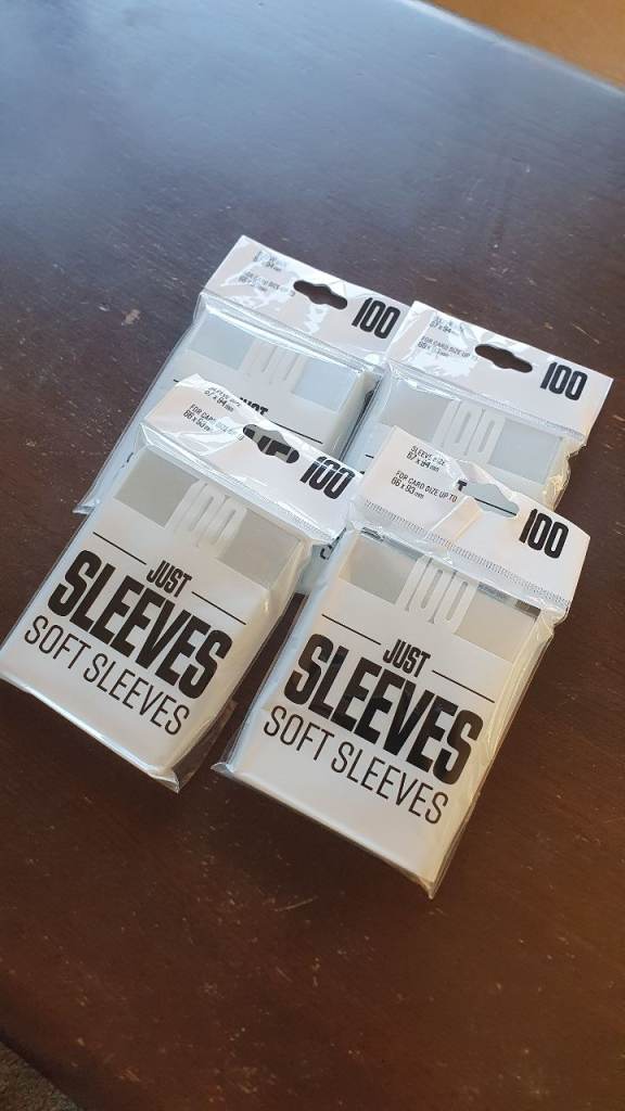 Just Sleeves Penny Sleeves for TCG - 4 Packs of 100, New
