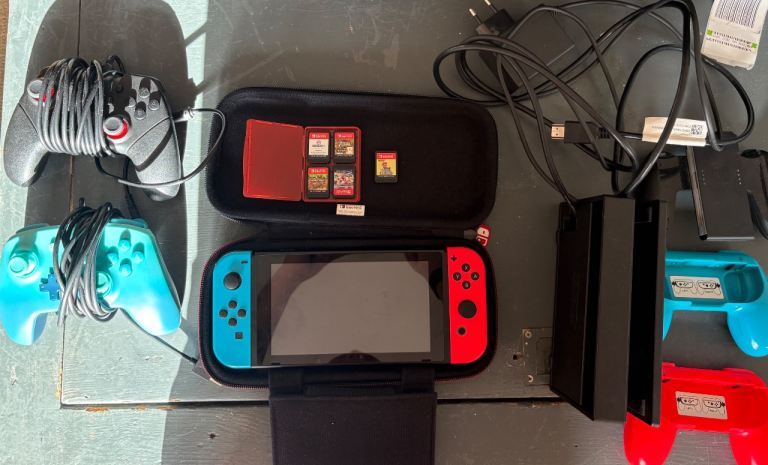Nintendo Switch Console Bundle with Games & Controllers