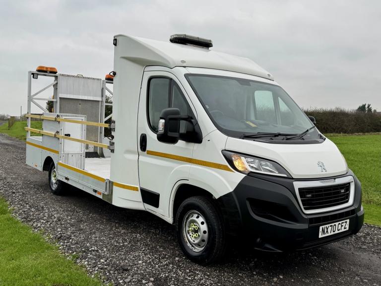 PEUGEOT BOXER 2.2 HDI TRAFFIC MANAGEMENT DROPSIDE White Manual Diesel 2020