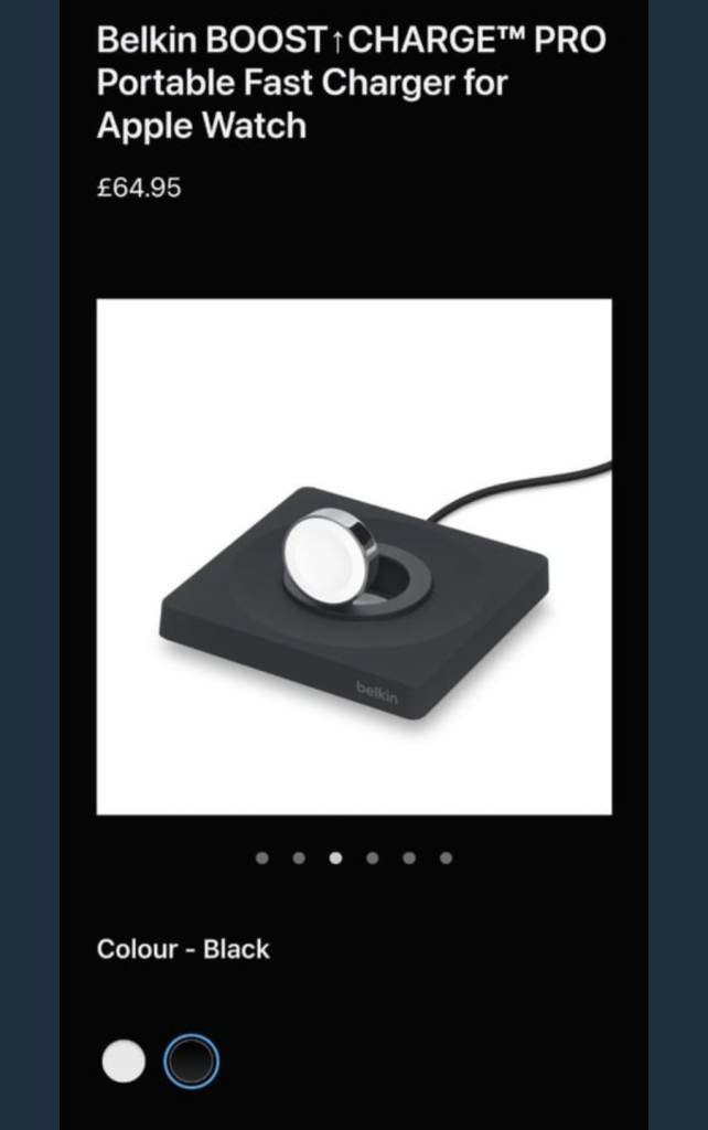 Belkin BOOST CHARGE PRO Portable Fast Charger for Apple Smart Watch