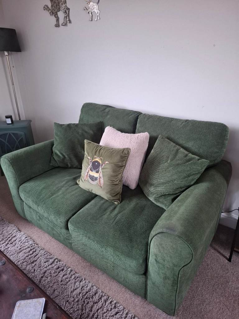2 x 2 seater small sofas 