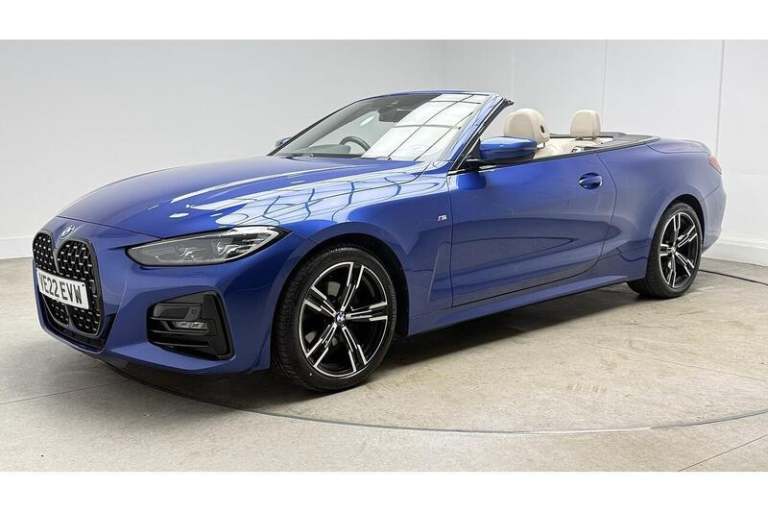 2022 BMW 4 Series 2.0 420i M Sport Convertible 2dr Petrol Auto Euro 6 (s/s) (184 ps) Convertible ...