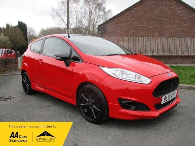 2016 Ford Fiesta 1.0 EcoBoost 140 Zetec S Red 3dr HATCHBACK Petrol Manual