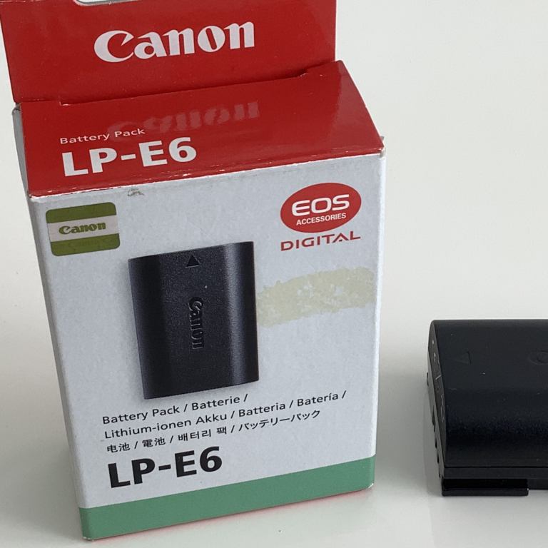 CANON BATTERY LP-E6 & LP-E6(N) NEW BOXED, NEVER USED,     BARGAIN FROM