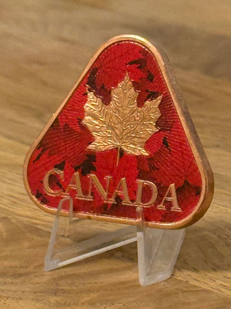 Canada Maple Leaf Copper Commemorative Coin/Medallion