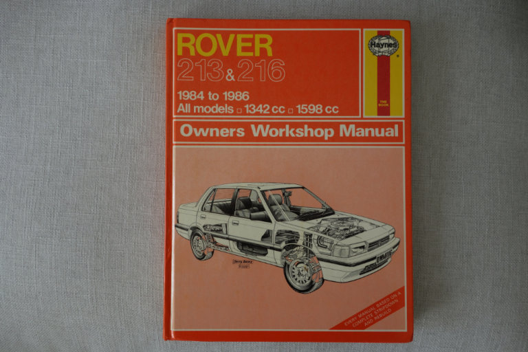 Rover 213 & 216 Haynes workshop manual. Only £5.
