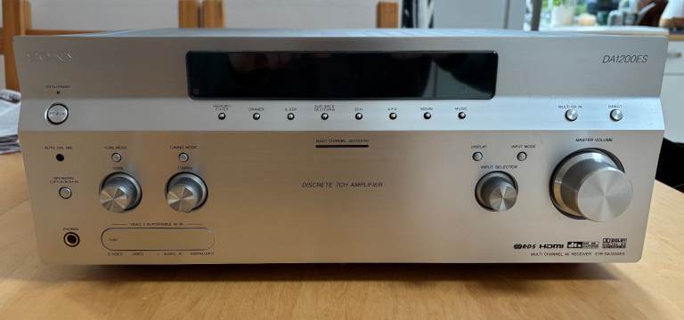 Sony DA1200ES AV Receiver Amp 7.1 channel Silver 