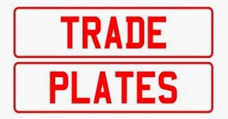 Trade Plate Driver Blackbushe 