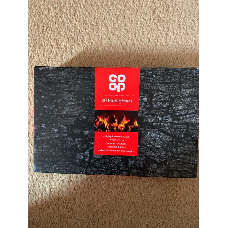 New unused 30 firelighters