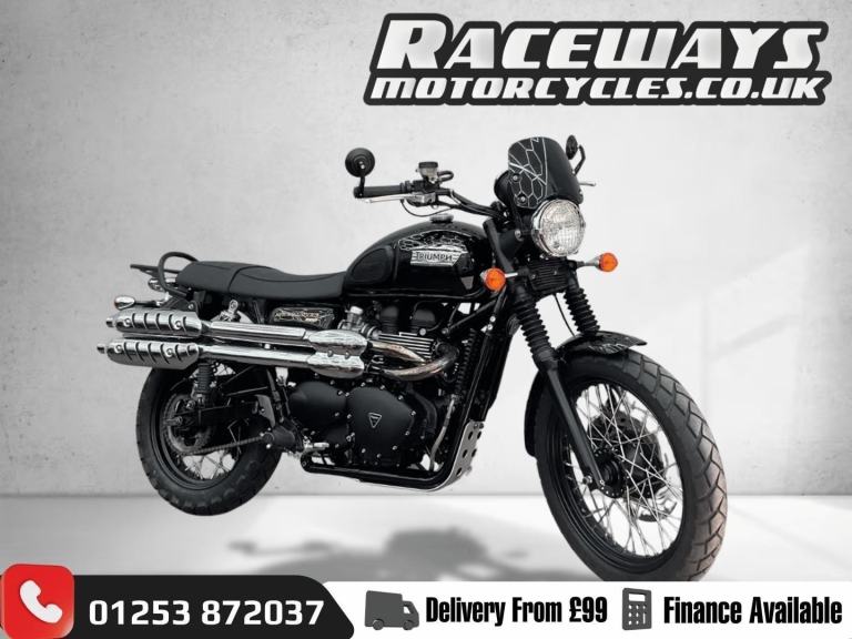 TRIUMPH SCRAMBLER, 865cc, 2017 66 PLATE, 11,325 MILES HPI CLEAR 12 MONTHS MOT