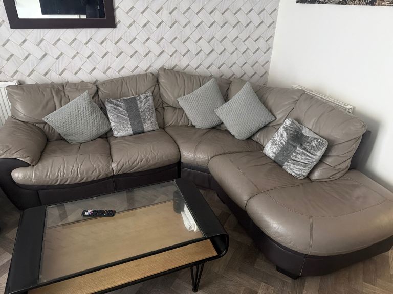 Leather Corner Sofa 