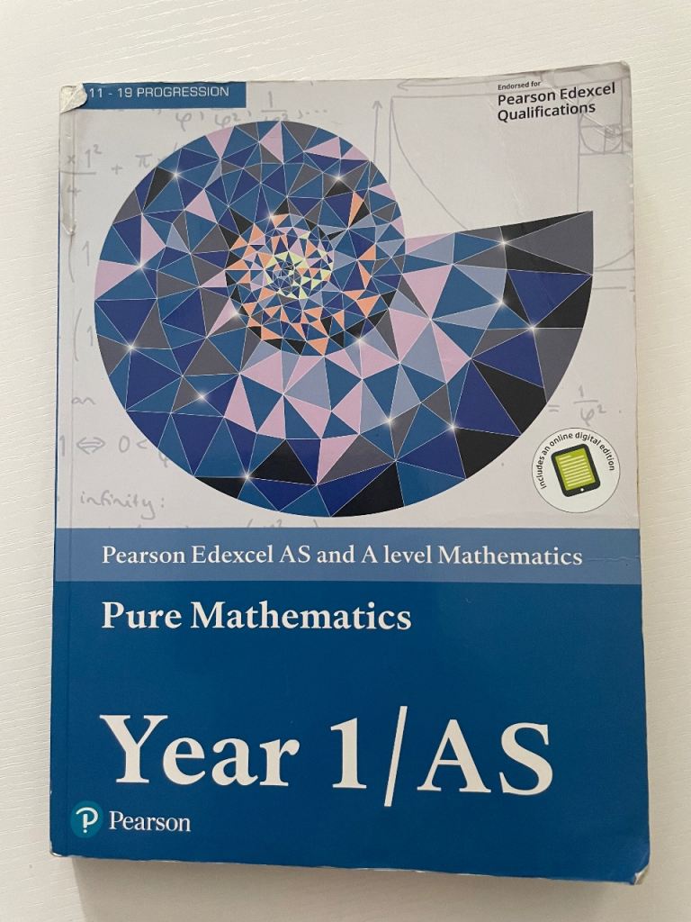 Pearson Edexcel Pure Mathematics Year 1/AS Level Textbook