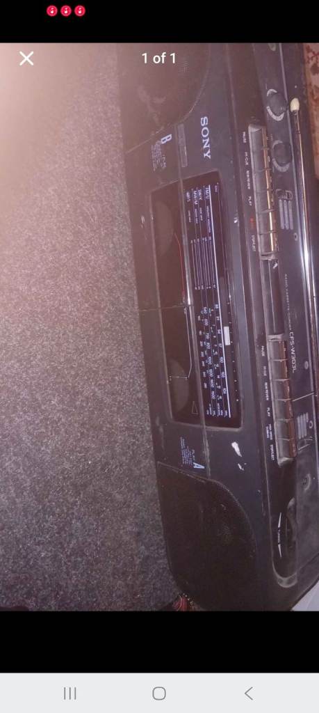 Sony Stereo System - Black, Good Condition