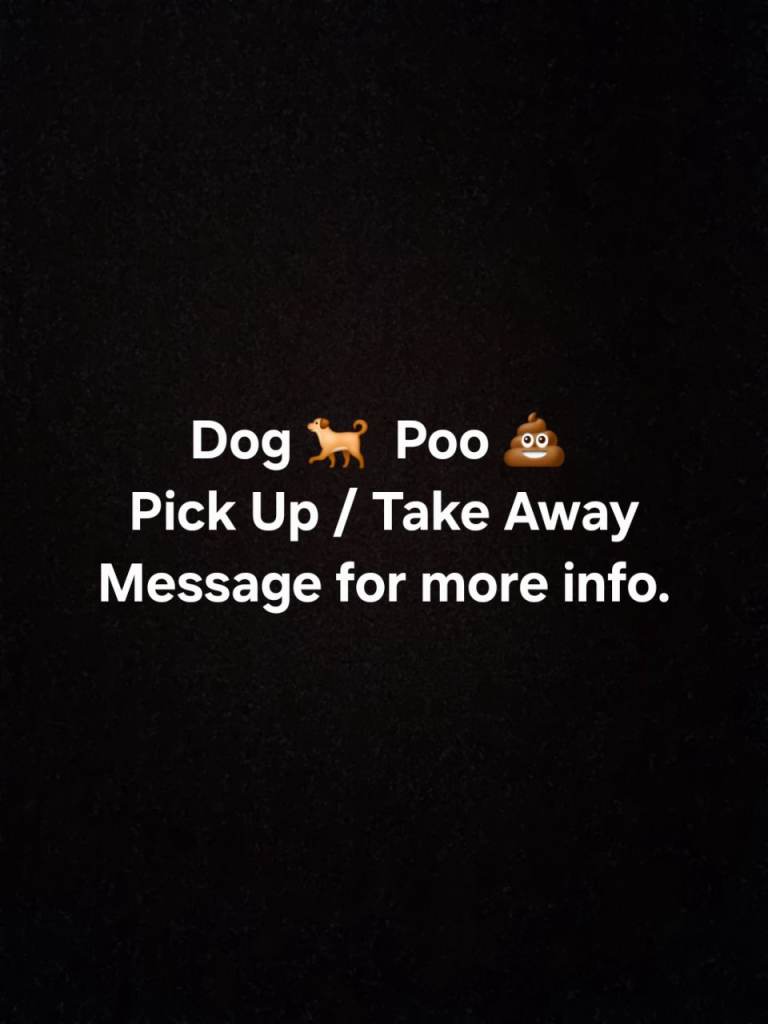 Dog Poo 💩 Pick Up / Take Away 