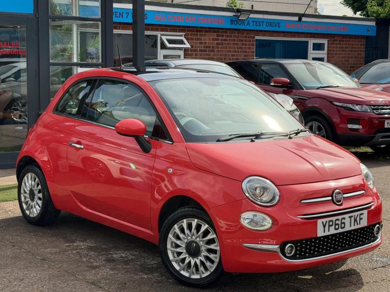 2016 Fiat 500 1.2 Lounge Hatchback 3dr Petrol Manual Euro 6 (s/s) (69 bhp) HATCHBACK Petrol Manual