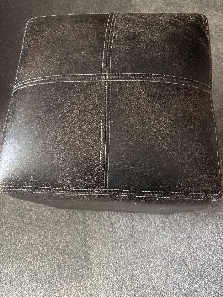 Brown foot stool