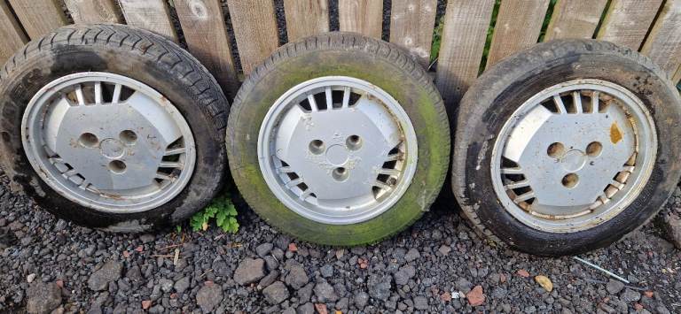 Citreon AX 3 stud alloy wheels