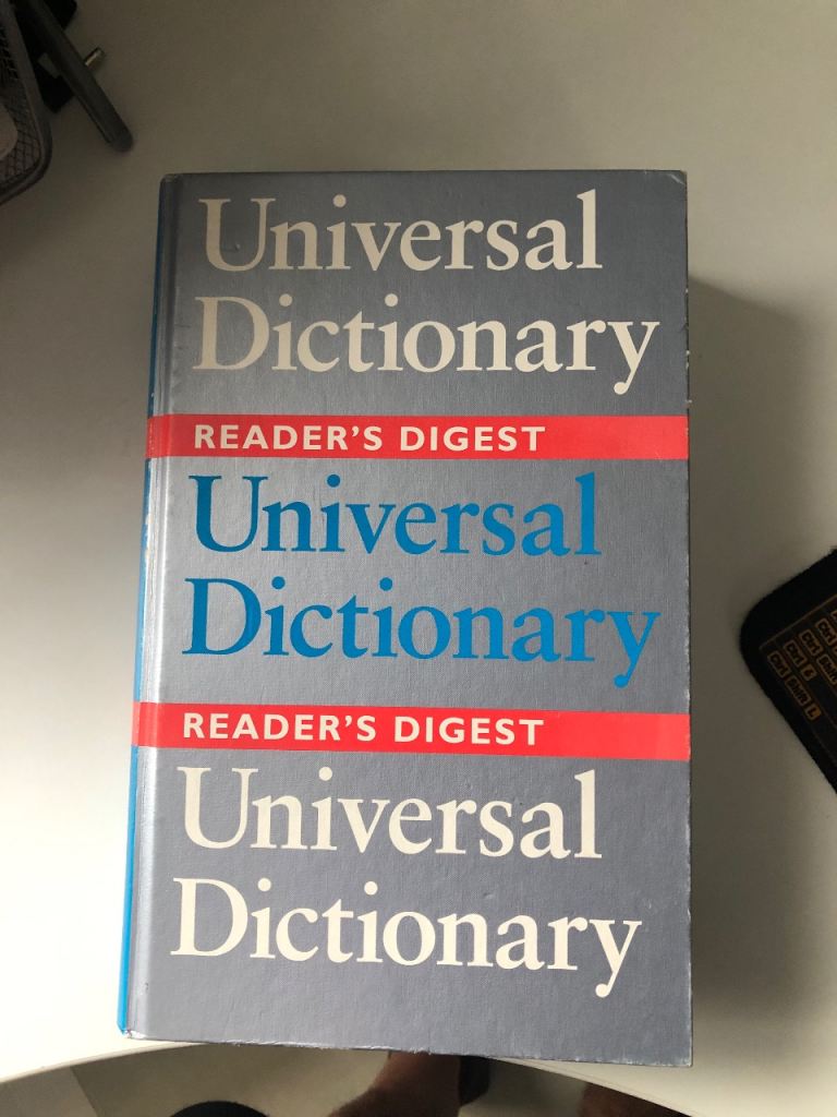 Reader's Digest Universal Dictionary – Good Condition, Comprehensive Reference