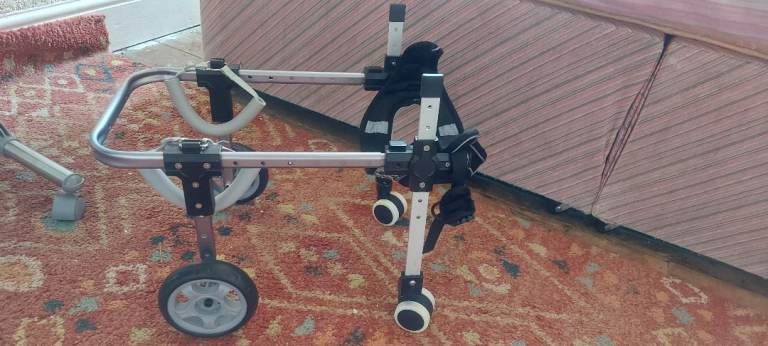 adjustable 4-wheel dog wheelchair