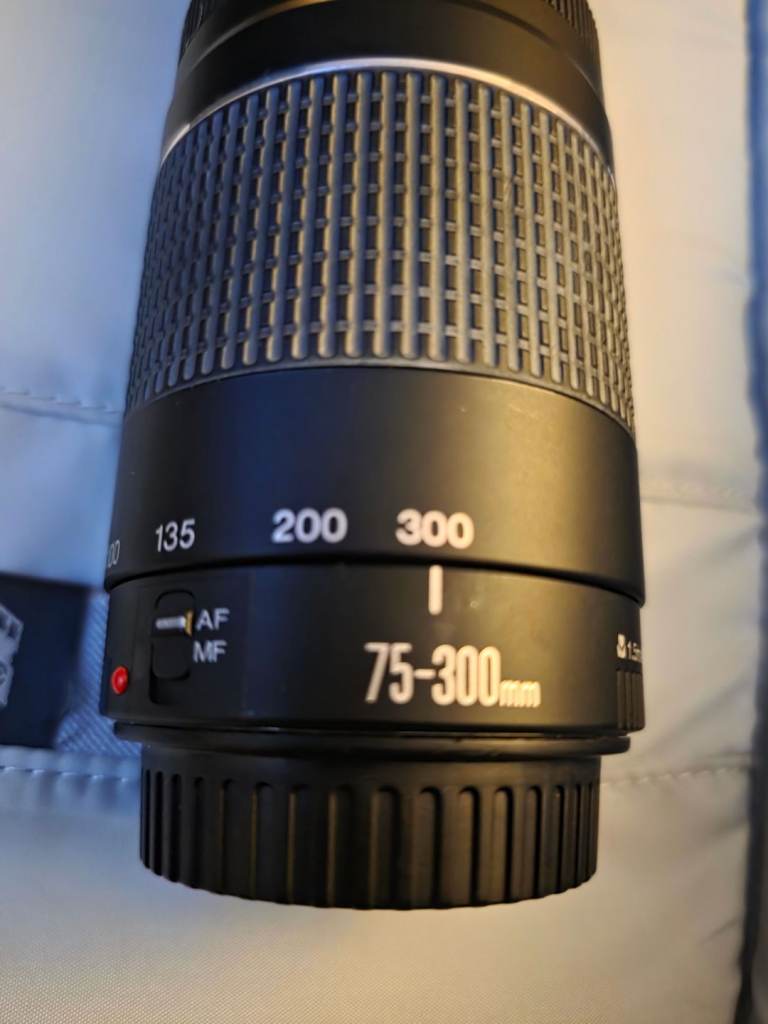 2 canon cameras with loads of accessories.